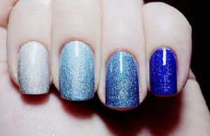 Glitter Ombre Nail Design