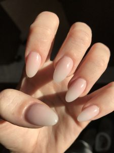 Natural Nude Ombre Nails