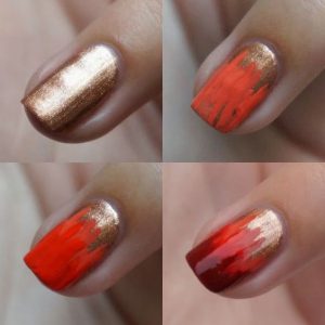 Ombre Nail Ideas for Fall