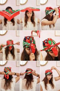 How to Tie a Scarf into Turban