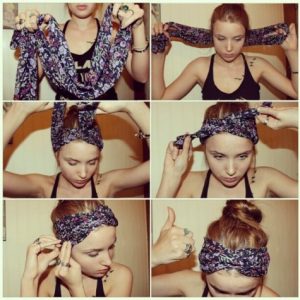 How to Wear Infinity Scarf Headband